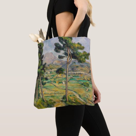 Paul Cezanne - Mont Sainte-Victoire en Viaduct Tote Bag (Dichtbij)