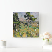 Paul Cezanne - Mont Sainte-Victoire en Viaduct Vierkante Klok (Huis)