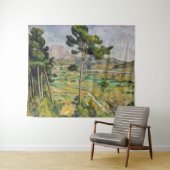 Paul Cezanne - Mont Sainte-Victoire en Viaduct Wandkleed (In Situ (horizontaal))