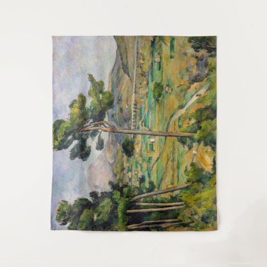 Paul Cezanne - Mont Sainte-Victoire en Viaduct Wandkleed (Voorkant)