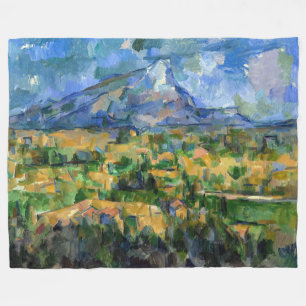 Paul Cezanne - Mont Sainte-Victoire Fleece Deken
