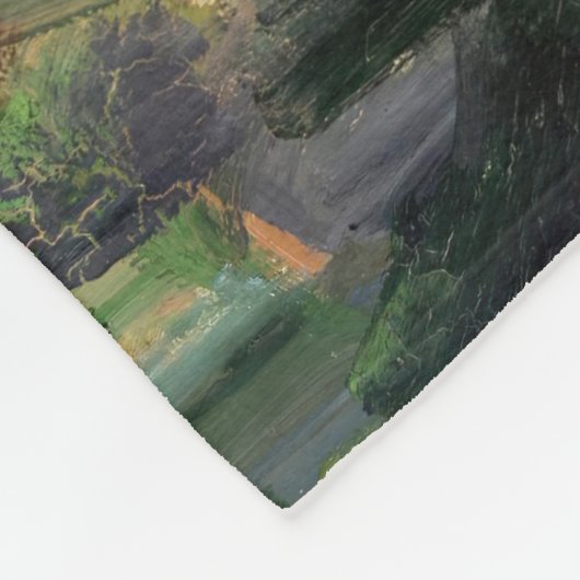 Paul Cezanne - Mont Sainte-Victoire Fleece Deken (Hoek)