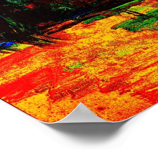 Paul Cézanne - Mont Sainte-Victoire (Gewijzigd) Poster (Hoek)