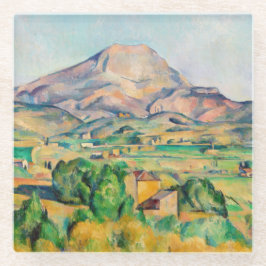 Paul Cezanne - Mont Sainte-Victoire Glazen Onderzetter
