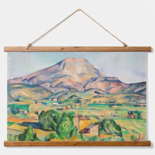 Paul Cezanne - Mont Sainte-Victoire Hangend Wandkleed (Voorkant)