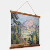 Paul Cezanne - Mont Sainte-Victoire Hangend Wandkleed (Gebogen)