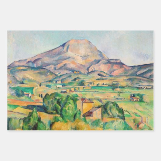 Paul Cezanne - Mont Sainte-Victoire Inpakpapier Vel (Voorkant)