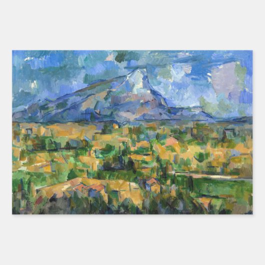 Paul Cezanne - Mont Sainte-Victoire Inpakpapier Vel (Voorkant)