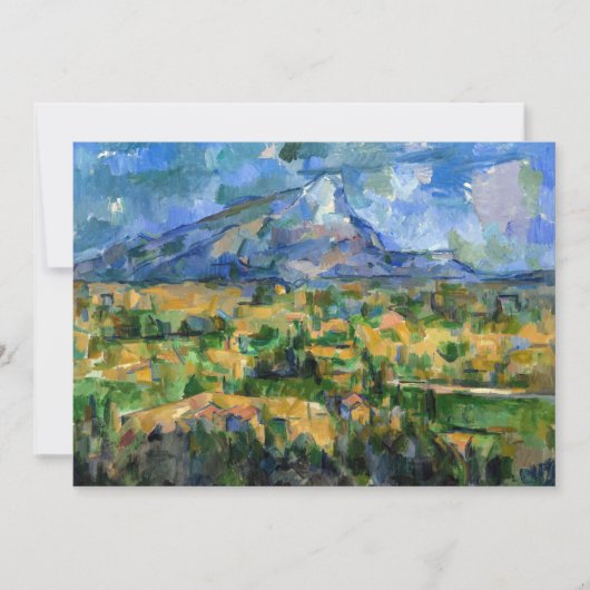 Paul Cezanne - Mont Sainte-Victoire Kaart (Voorkant)