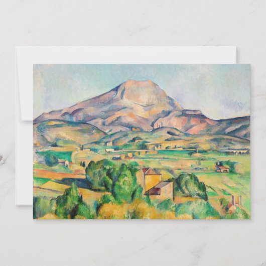 Paul Cezanne - Mont Sainte-Victoire Kaart (Voorkant)