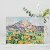 Paul Cezanne - Mont Sainte-Victoire Kaart (Staand voorkant)