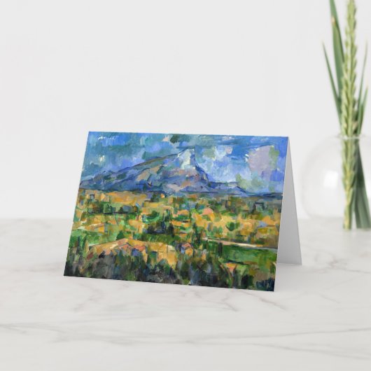Paul Cezanne - Mont Sainte-Victoire Kaart (Voorkant)