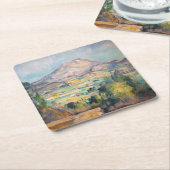 Paul Cezanne - Mont Sainte-Victoire Kartonnen Onderzetters (Schuin)