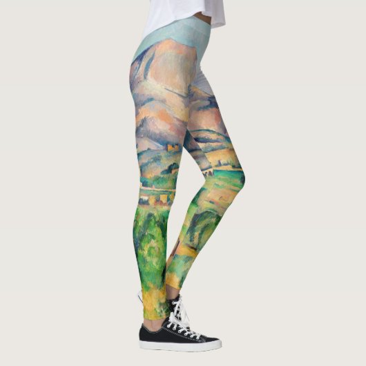 Paul Cezanne - Mont Sainte-Victoire Leggings (Rechts)