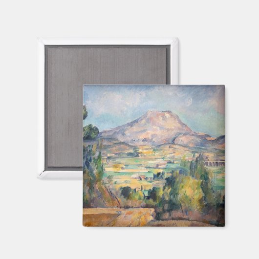 Paul Cezanne - Mont Sainte-Victoire Magneet (Voorkant / Achterkant)