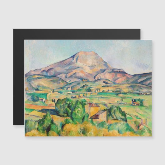Paul Cezanne - Mont Sainte-Victoire Magnetische Ka (Voorkant / Achterkant)