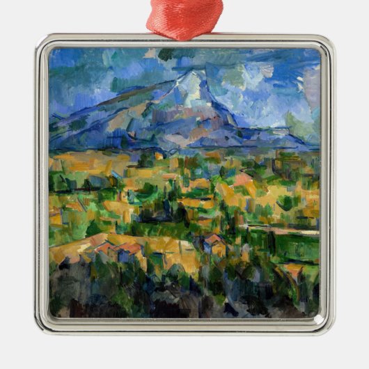 Paul Cezanne - Mont Sainte-Victoire Metalen Ornament (Voorkant)