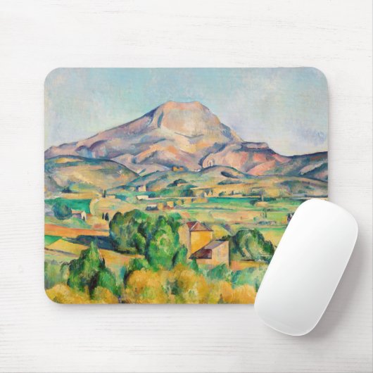 Paul Cezanne - Mont Sainte-Victoire Muismat (Met muis)