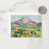 Paul Cezanne - Mont Sainte-Victoire Notitiekaartje (Voorkant / Achterkant in situ)