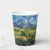 Paul Cezanne - Mont Sainte-Victoire Papieren Bekers (Achterkant)