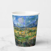 Paul Cezanne - Mont Sainte-Victoire Papieren Bekers (Links)