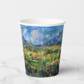 Paul Cezanne - Mont Sainte-Victoire Papieren Bekers (Rechts)