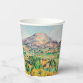 Paul Cezanne - Mont Sainte-Victoire Papieren Bekers (Achterkant)