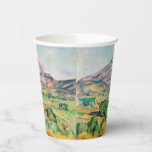 Paul Cezanne - Mont Sainte-Victoire Papieren Bekers (Links)