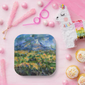 Paul Cezanne - Mont Sainte-Victoire Papieren Bordje (Feest)