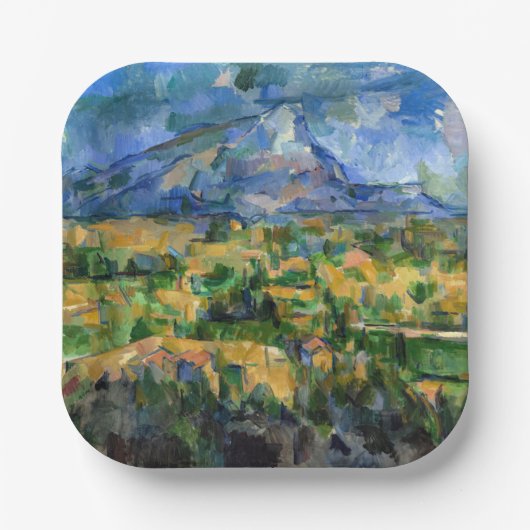 Paul Cezanne - Mont Sainte-Victoire Papieren Bordje (Voorkant)