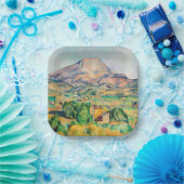 Paul Cezanne - Mont Sainte-Victoire Papieren Bordje (Feest)