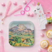 Paul Cezanne - Mont Sainte-Victoire Papieren Bordje (Feest)