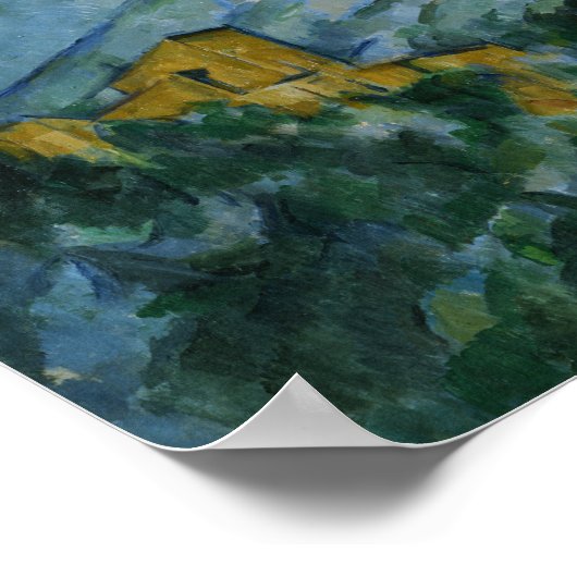 Paul Cezanne - Mont Sainte-Victoire Poster (Hoek)