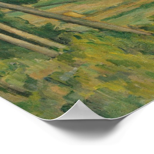 Paul Cezanne - Mont Sainte-Victoire Poster (Hoek)