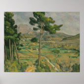 Paul Cezanne - Mont Sainte-Victoire Poster (Voorkant)