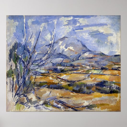 Paul Cezanne Mont Sainte-Victoire Poster (Voorkant)