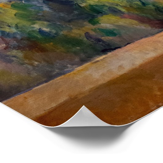 Paul Cezanne - Mont Sainte-Victoire Poster (Hoek)