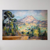 Paul Cezanne - Mont Sainte-Victoire Poster (Voorkant)