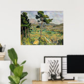Paul Cezanne Mont Sainte-Victoire Poster (Thuiskantoor)