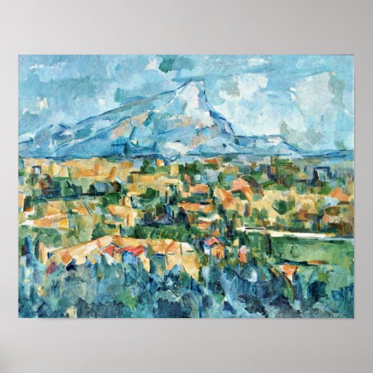 Paul Cezanne - Mont Sainte-Victoire Poster (Voorkant)