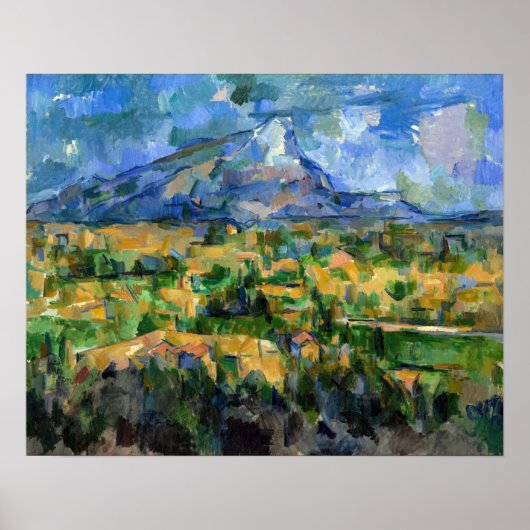 Paul Cezanne - Mont Sainte-Victoire Poster (Voorkant)