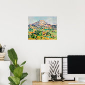 Paul Cezanne - Mont Sainte-Victoire Poster (Thuiskantoor)