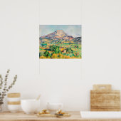 Paul Cezanne - Mont Sainte-Victoire Poster (Keuken)