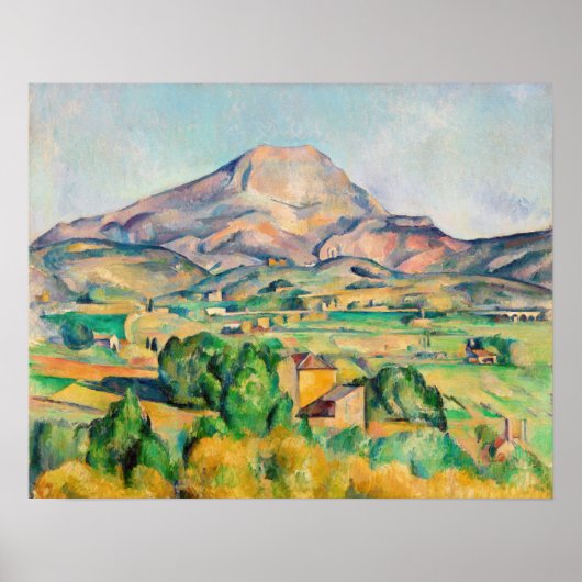 Paul Cezanne - Mont Sainte-Victoire Poster (Voorkant)