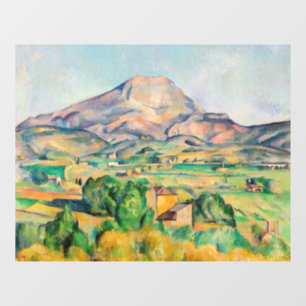 Paul Cezanne - Mont Sainte-Victoire Raamsticker