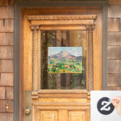 Paul Cezanne - Mont Sainte-Victoire Raamsticker (Huis Deur)