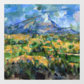 Paul Cezanne - Mont Sainte-Victoire Raamsticker (Vel)