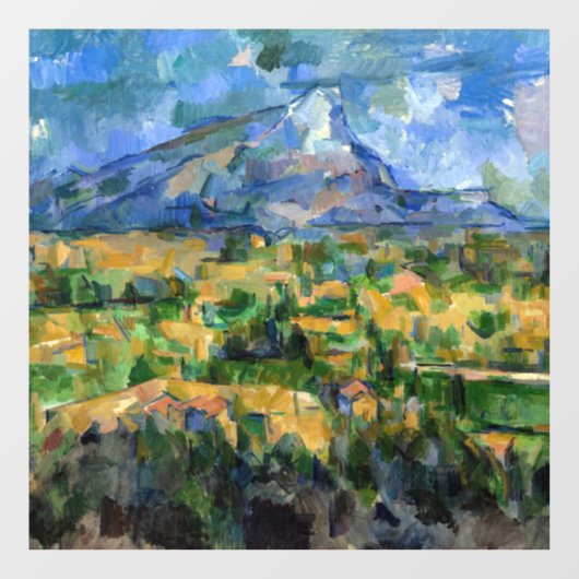 Paul Cezanne - Mont Sainte-Victoire Raamsticker (Vel)