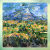 Paul Cezanne - Mont Sainte-Victoire Raamsticker (Vel 3)