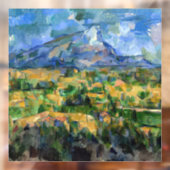 Paul Cezanne - Mont Sainte-Victoire Raamsticker (Vel 2)